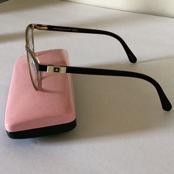 KATE SPADE PERSCRIPTION FRAME GLASSES WITH CASE BOW DETAIL - Picture 3 of 10